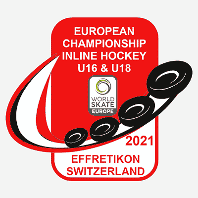 Logo du Championnat d'Europe de roller hockey U16 U18 2021