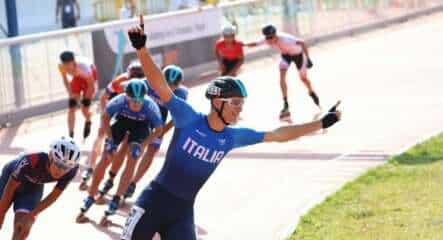 Résultats des 1000 m sur piste au Championnat d'Europe roller course 2021