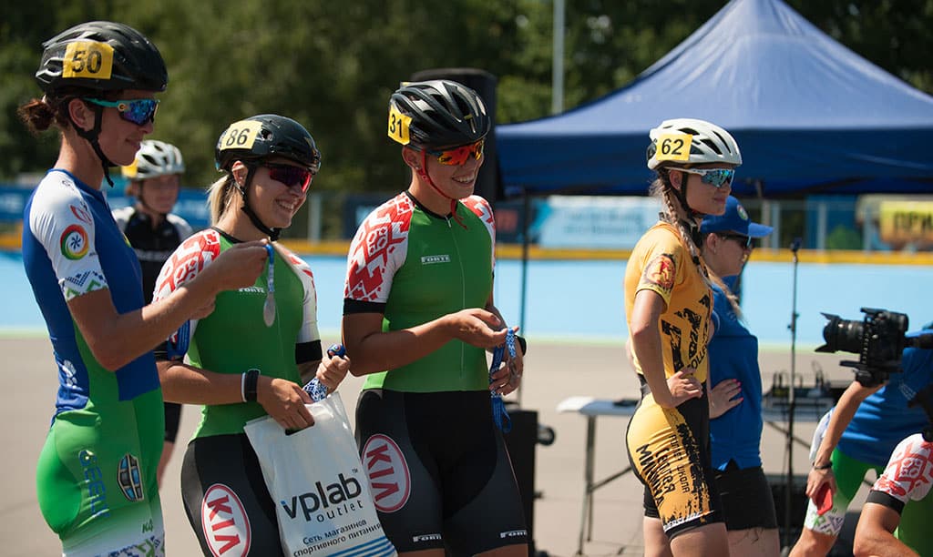 Course de roller de Soligorsk