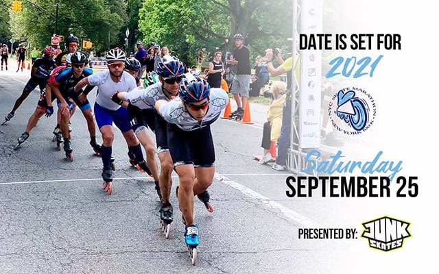 NYC Skate Marathon et 100 km roller de New-York 2021 (USA)