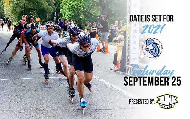 NYC Skate Marathon et 100 km roller de New-York 2021 (USA)