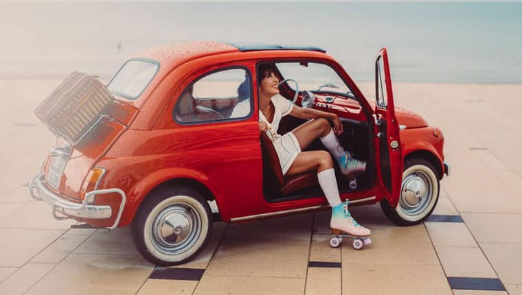Du roller dans le clip de Nolwenn Leroy « Brésil Finistère »