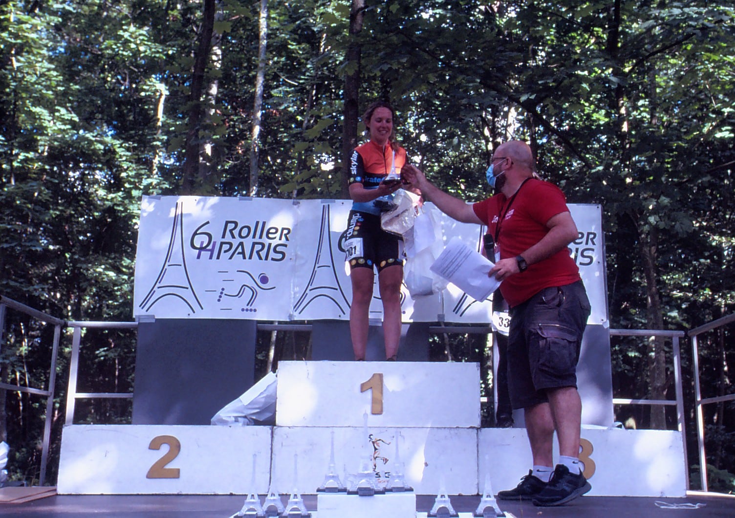 Podium Solo Dames 6h roller Paris 2021