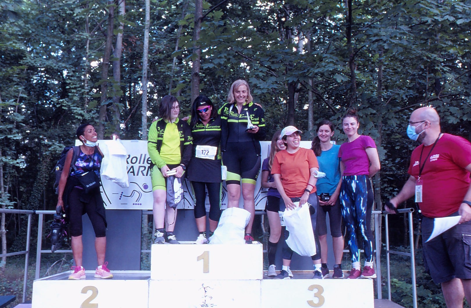 Podium féminin 6h roller Paris 2021