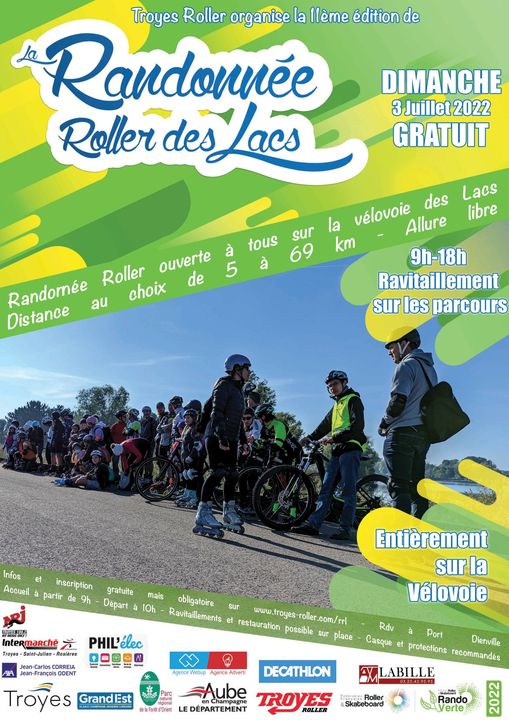 Rando Verte Roller 2022 : Randonnée roller des Lacs 2022 à Troyes (10)