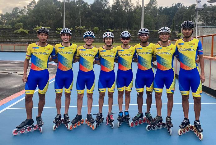 Equipe Colombie roller course 2021 - juniors hommes