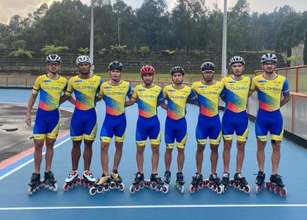 Equipe Colombie roller course 2021 - seniors hommes