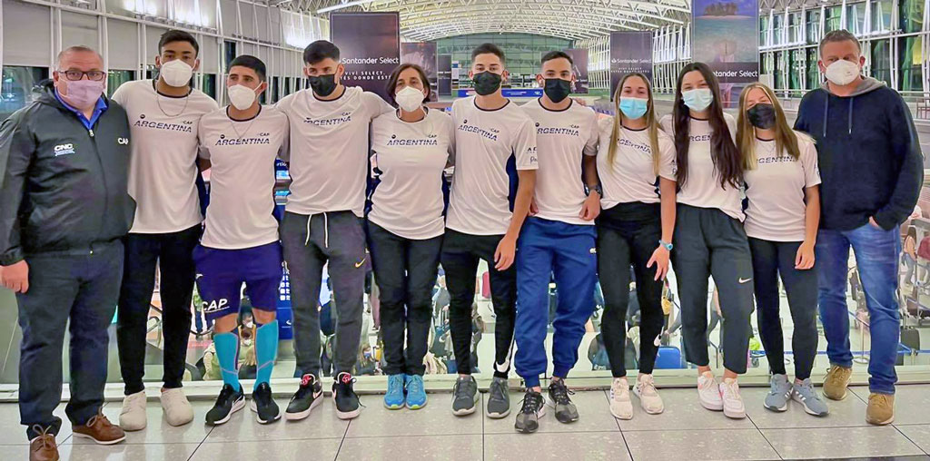L&rsquo;équipe de roller course d&rsquo;Argentine au championnat du Monde 2021
