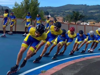 L&rsquo;équipe de Colombie de roller course se prépare au mondial 2021