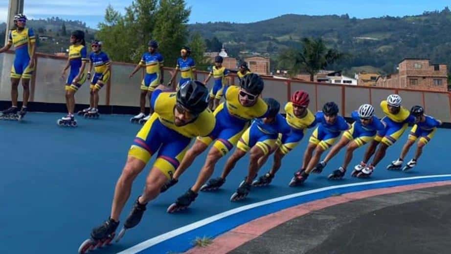 Equipe Colombie roller course 2021