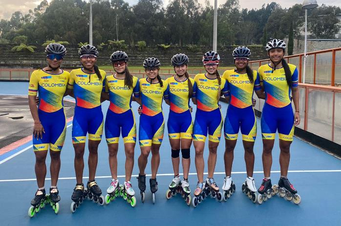 Equipe Colombie roller course 2021 - seniors dames