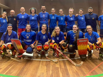 L&rsquo;équipe féminine d&rsquo;Espagne au Championnat d&rsquo;Europe rink hockey 2021
