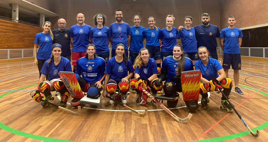 L&rsquo;équipe féminine d&rsquo;Espagne au Championnat d&rsquo;Europe rink hockey 2021