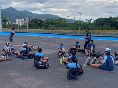 L&rsquo;équipe de roller course du Guatemala au championnat du monde 2021