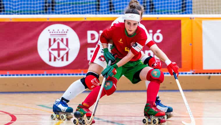Equipe féminine de rink hockey du Portugal aux World Roller Games 2019