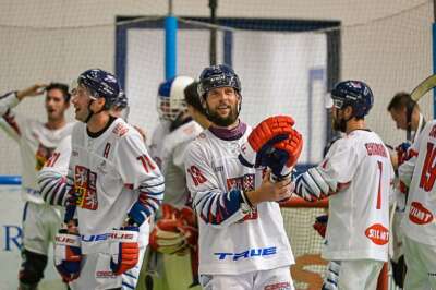 L'équipe Tchèque de roller hockey