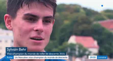 Sylvain Behr sur France 3 Grand Est