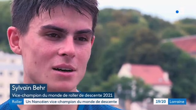 Le roller de descente et Sylvain Behr à l&rsquo;honneur sur France 3