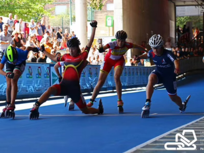 L&rsquo;équipe d&rsquo;Allemagne de roller course au Championnat du Monde 2021