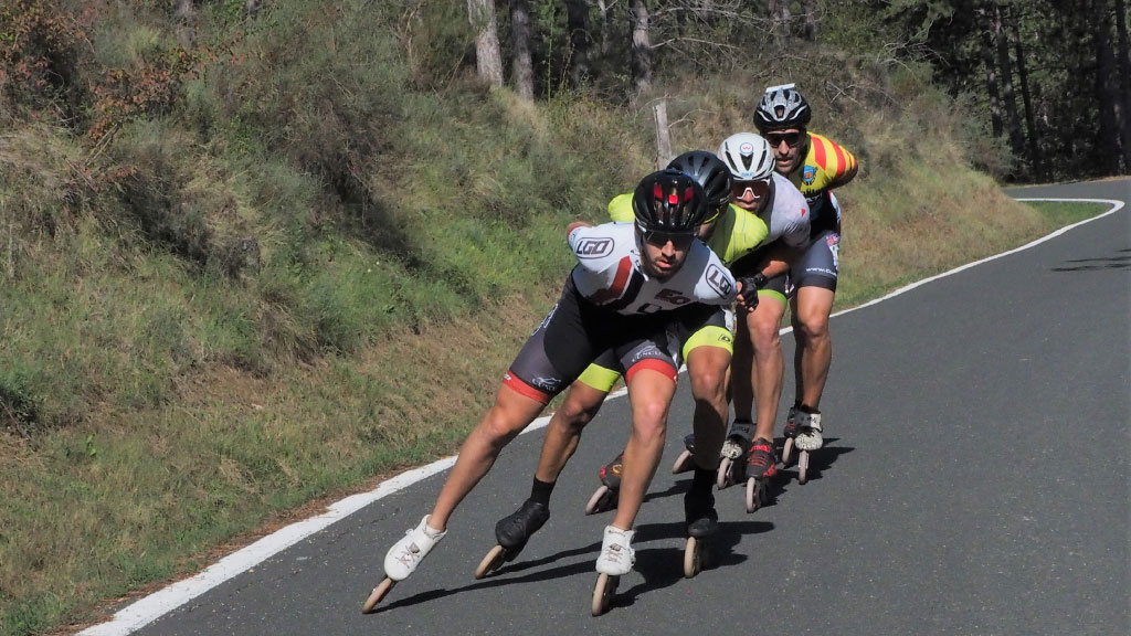 Nolan Beddiaf en tête du peloton au P2P