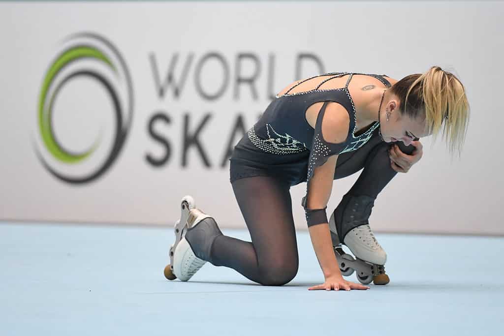 Chiara Censori au Championnat du monde de roller artistique 2021