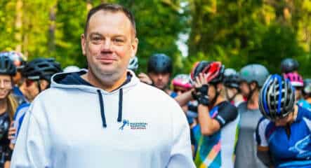 Roman Płotkowski, organisateur du marathon roller de Mazurie