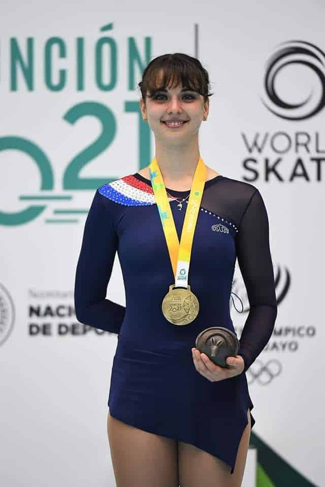 Séréna Giraud, championne du monde de roller artistique inline 2021