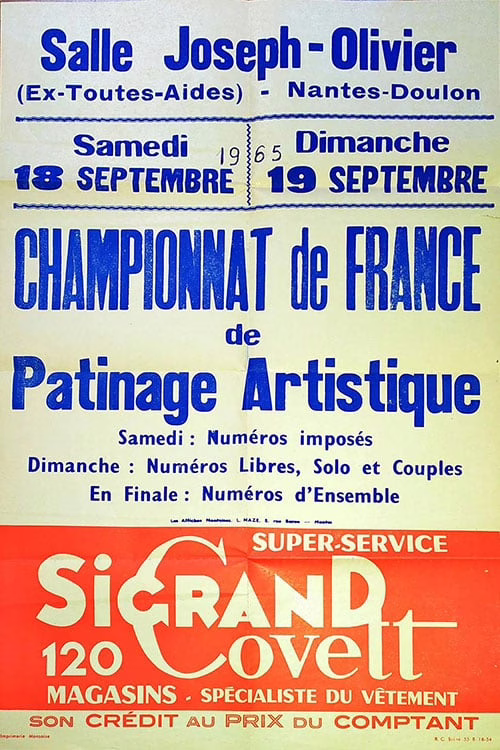 Championnat de France de patinage artistique 1965 à Nantes (44)