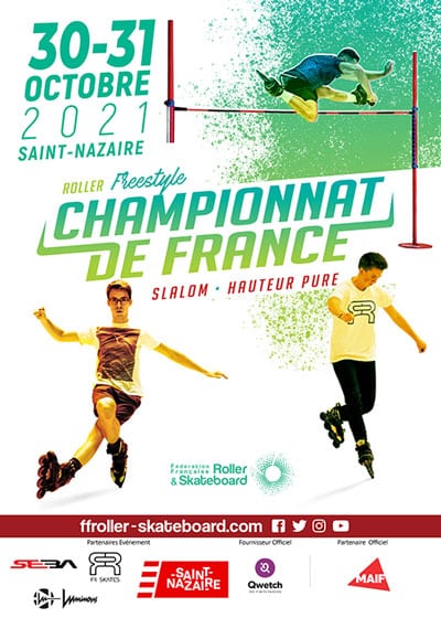 Championnats de France roller slalom et hauteur pure 2021 à Saint-Nazaire (44)