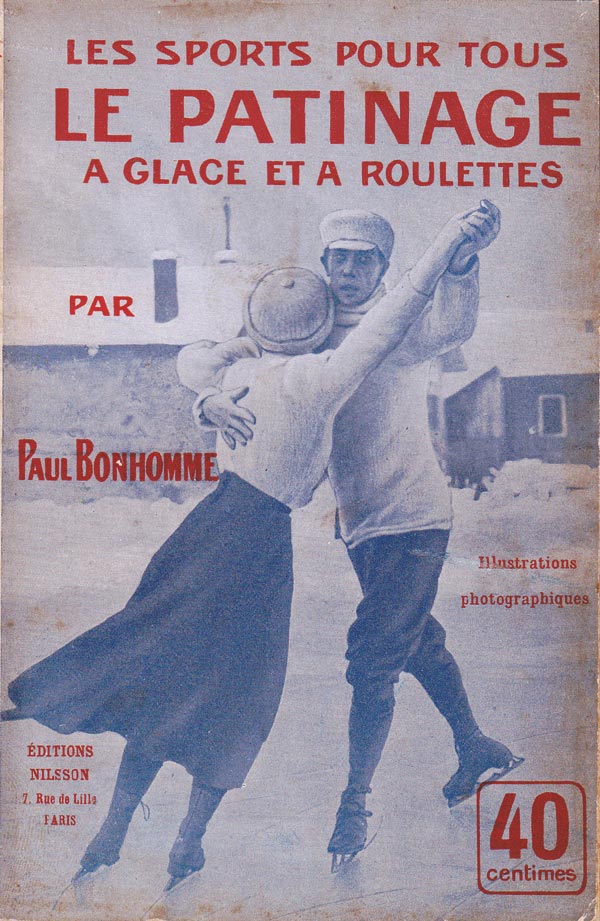 Livre : patinage à glace et à roulettes de Paul Bonhomme - couverture