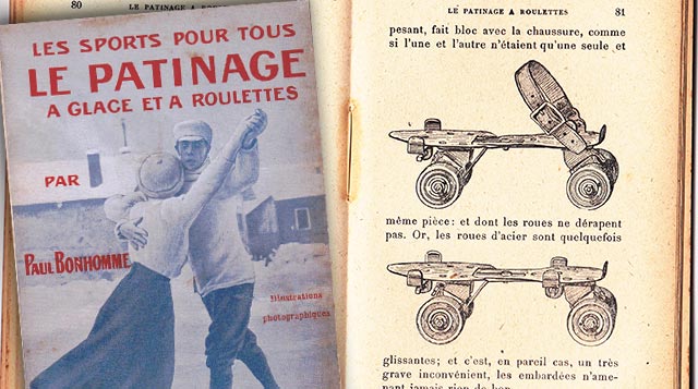 Livre : patinage à glace et à roulettes de Paul Bonhomme