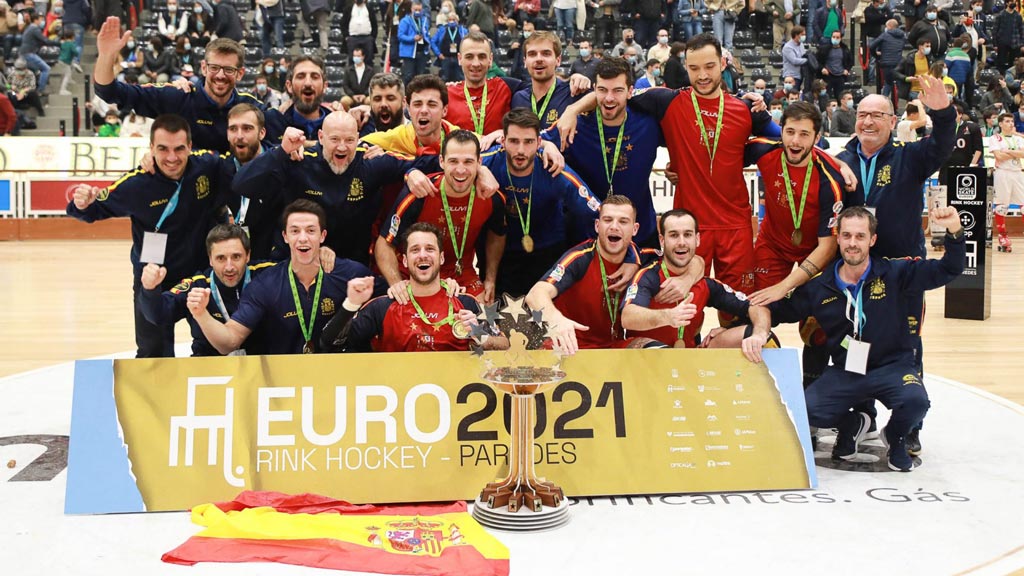 Résultats du championnat d&rsquo;Europe de rink hockey 2021 à Paredes (Portugal)
