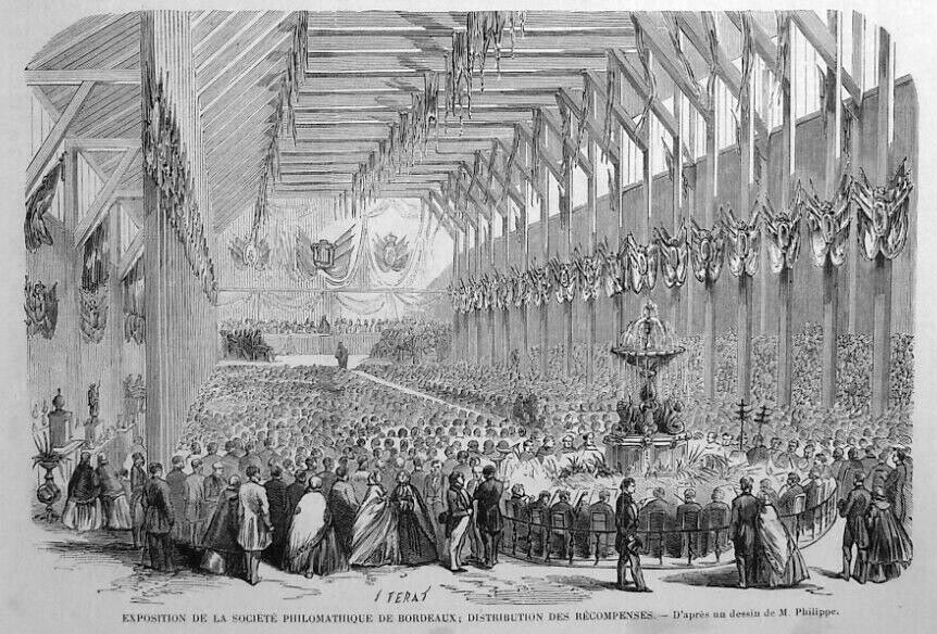 Exposition de la société philanthropique de Bordeaux au théâtre du gymnase (1859)