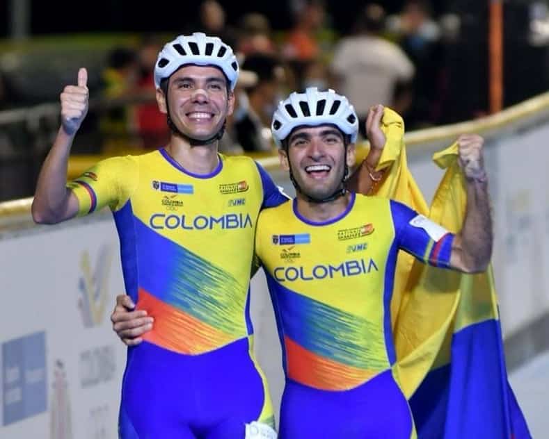 Oscar Cobo et Daniel Zapata au mondial roller course 2021