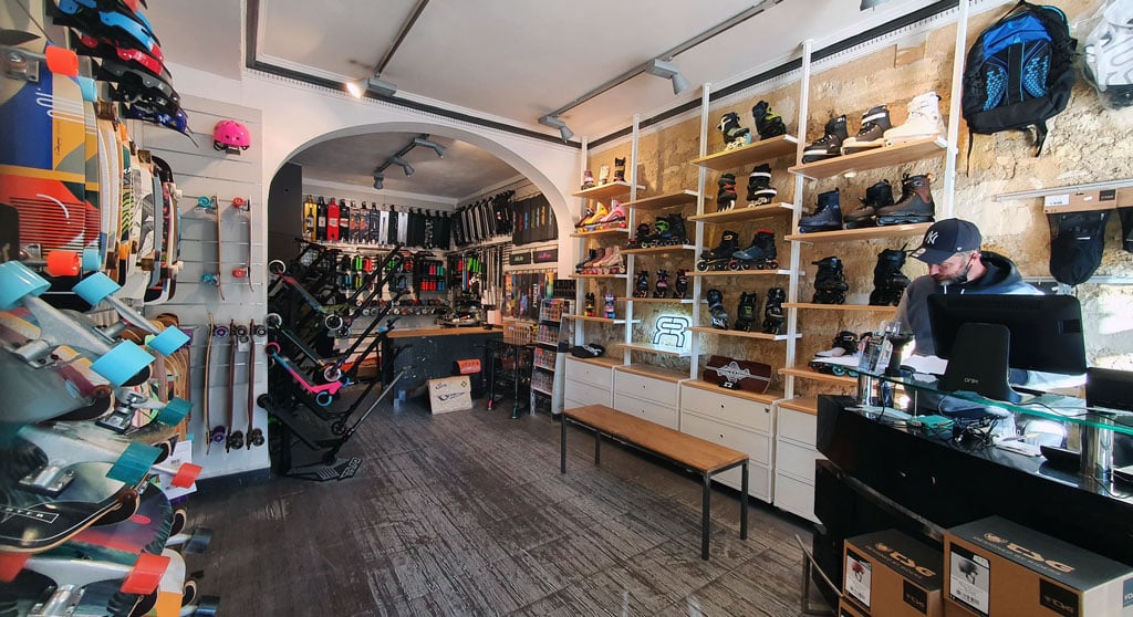 Le nouvel intérieur du shop Bordelais de Jack'n Roll, amené à évoluer