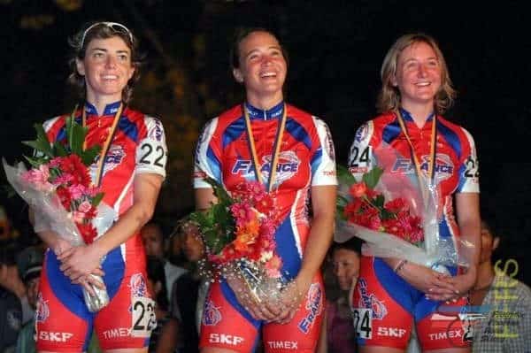 Nathalie Barbotin, Estelle Flourens et Aurélie Duchemin en 2005