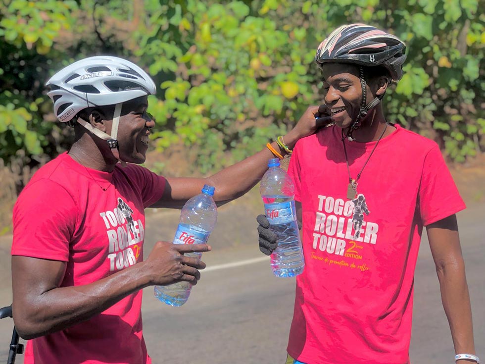 Coéquipiers du Togo Roller Tour 2021