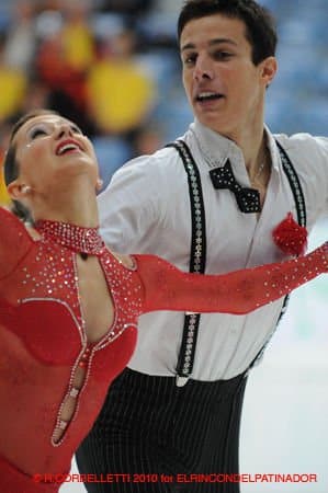 Prescillia Henneguelle et Pierre Mériel champions du Monde de roller artistique 2010
