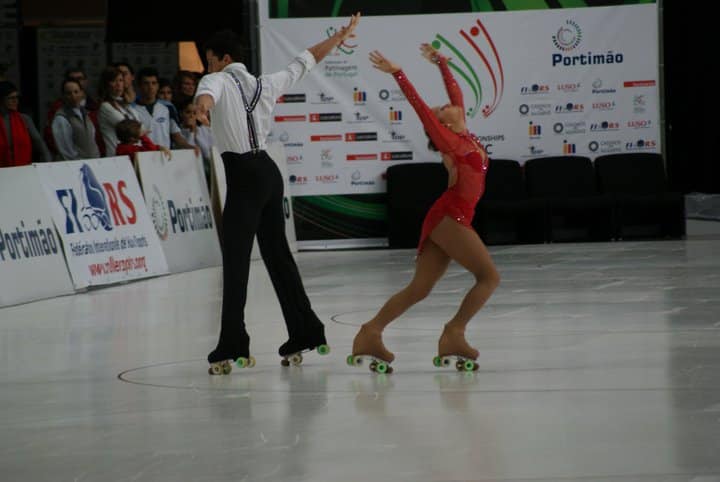 Prescillia Henneguelle et Pierre Mériel champions du Monde de roller artistique 2010