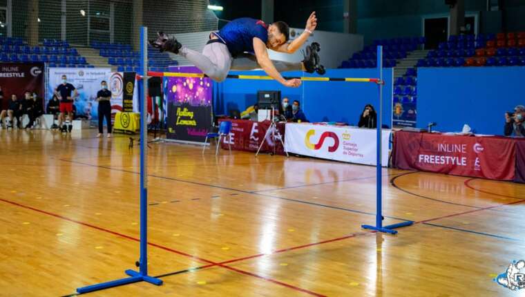 Championnat d&rsquo;Europe roller freestyle 2021 : résultats de hauteur pure