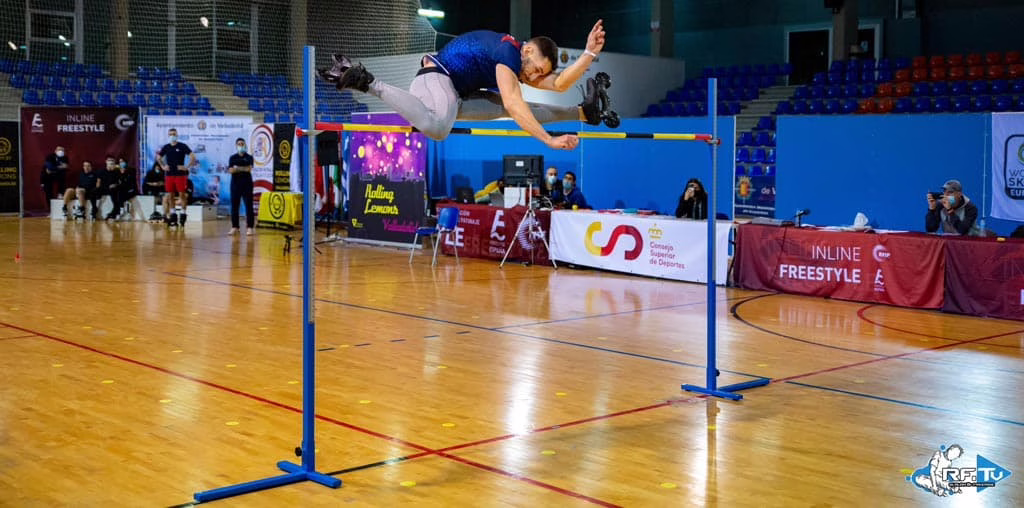 Championnat d&rsquo;Europe roller freestyle 2021 : résultats de hauteur pure
