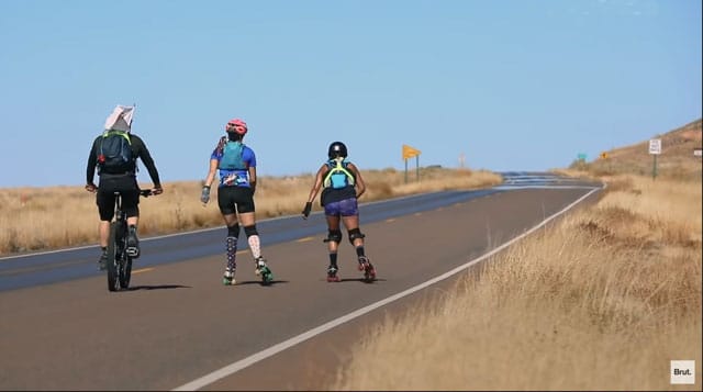 Roller en territoire Navajo avec Mélissa