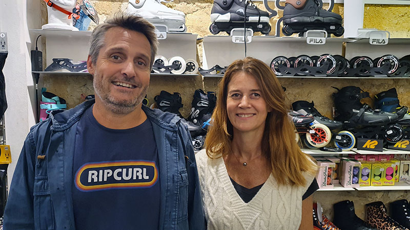 Valérie dirigeait l'ancien shop de glisse urbaine PQR