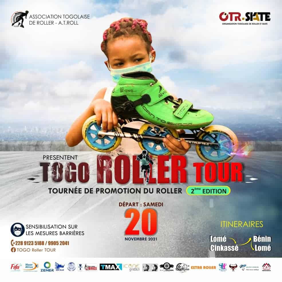 Visuel du Togo Roller Tour 2021