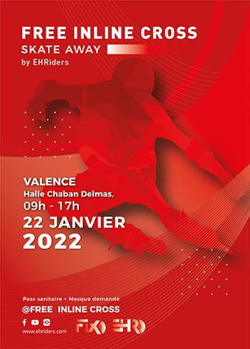 Affiche Free Inline Cross Skate Away Valence 2022