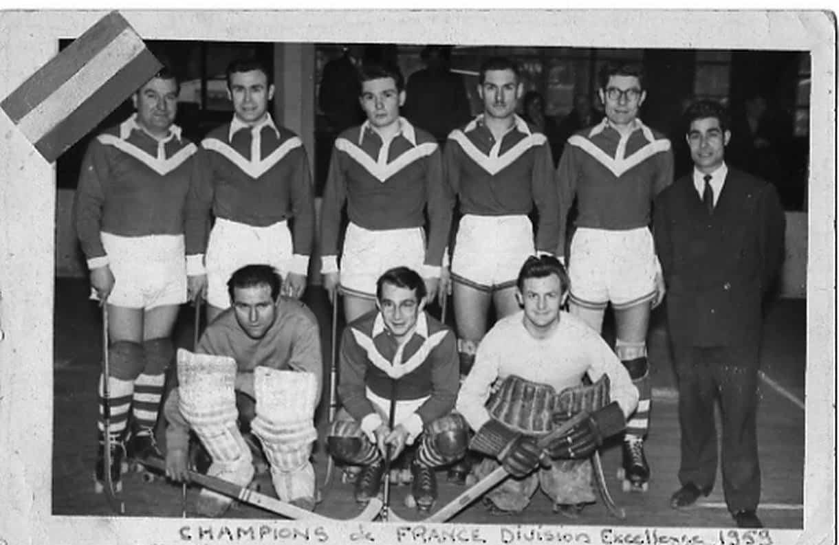 Les Champions de France Excellence de rink hockey 1959