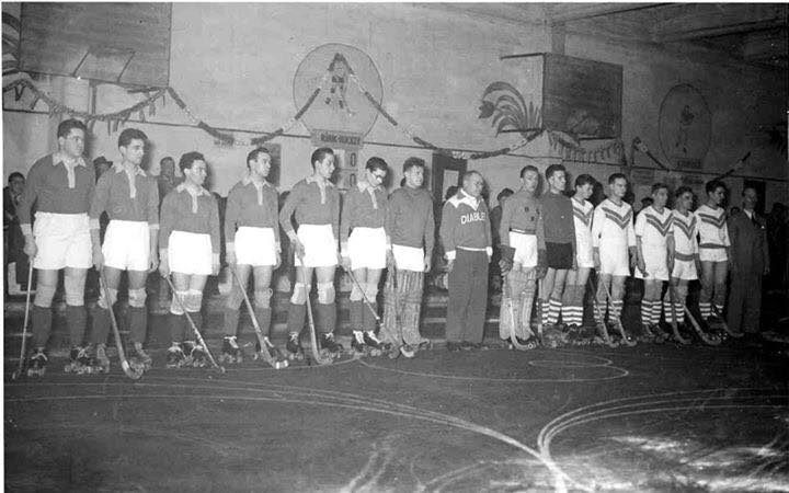 Equipe de rink hockey de Paris en 1954