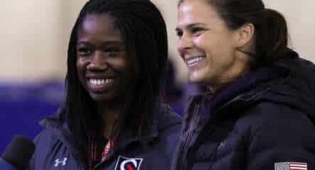 Erin Jackson et Brittany Bowe