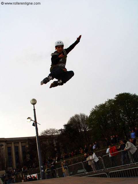 Session big air sur les tables de saut