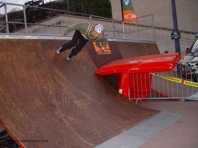 Virage dans un large quarter